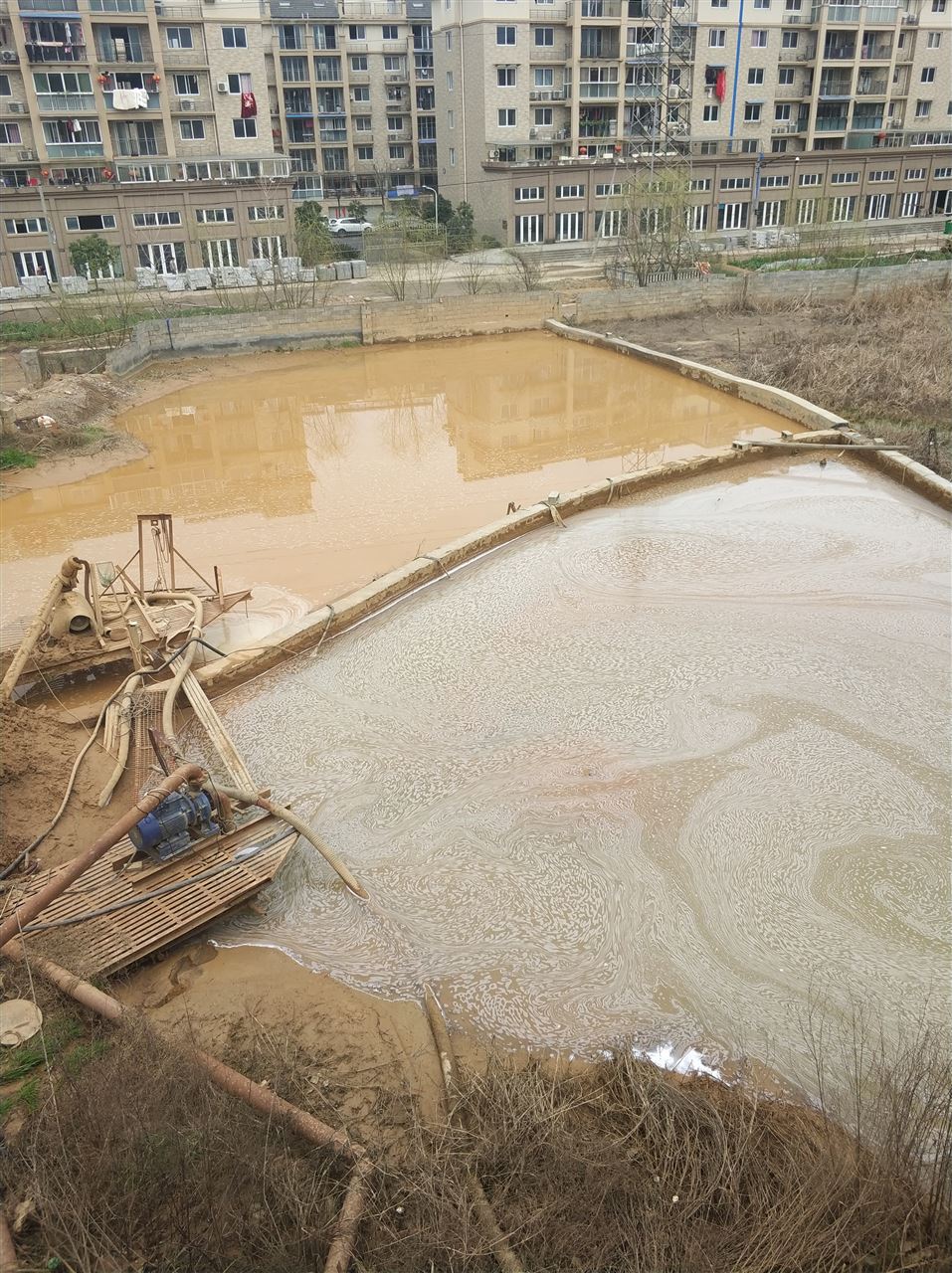 鄢陵沉淀池淤泥清理-厂区废水池淤泥清淤